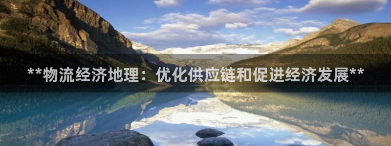 28圈登录网：**物流经济地理：优化