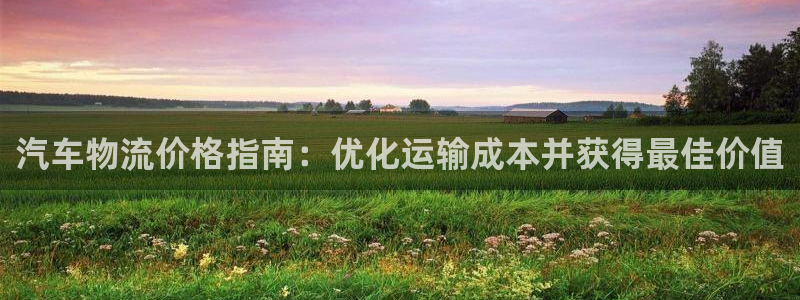 28圈app怎么注册账号：汽车物流价