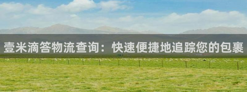 28圈注册网页：壹米滴答物流查询：快